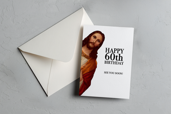 "See you soon" Jesus 5x7 Birthday Gift Card